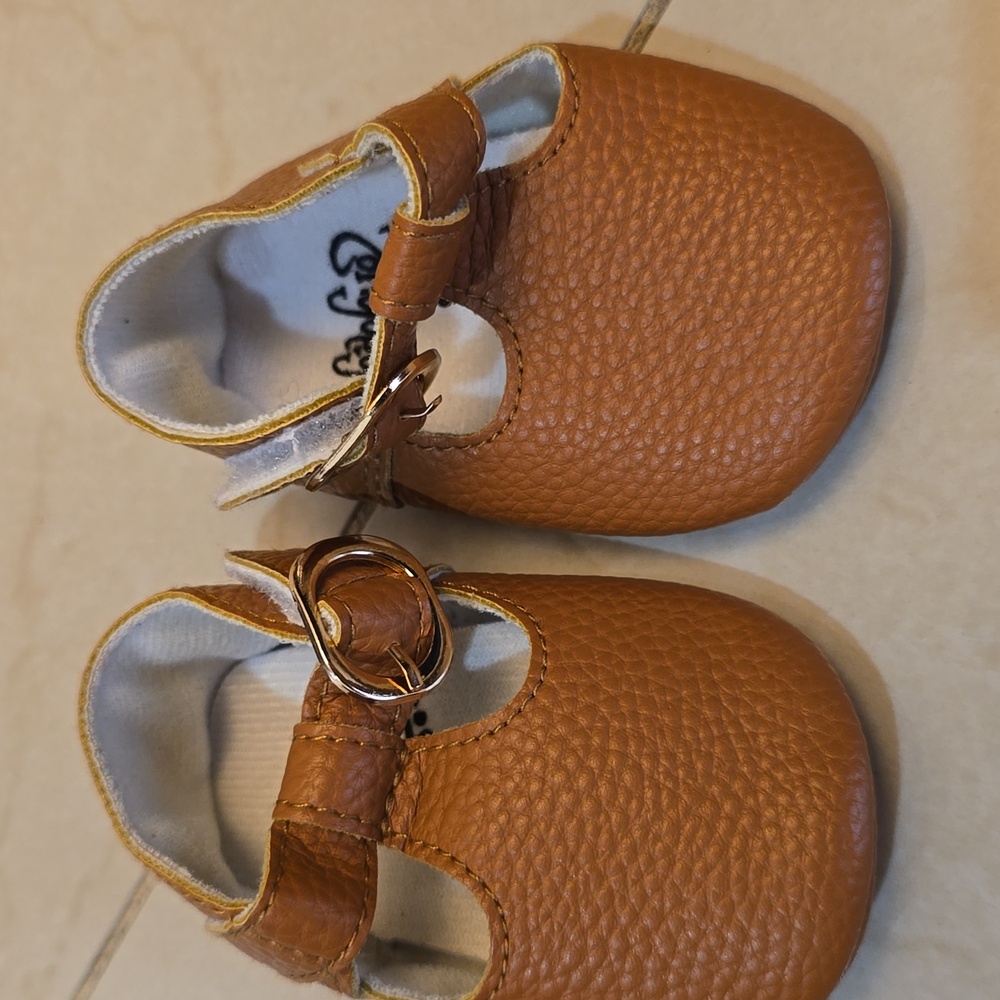 Tan Baby Walker Shoes